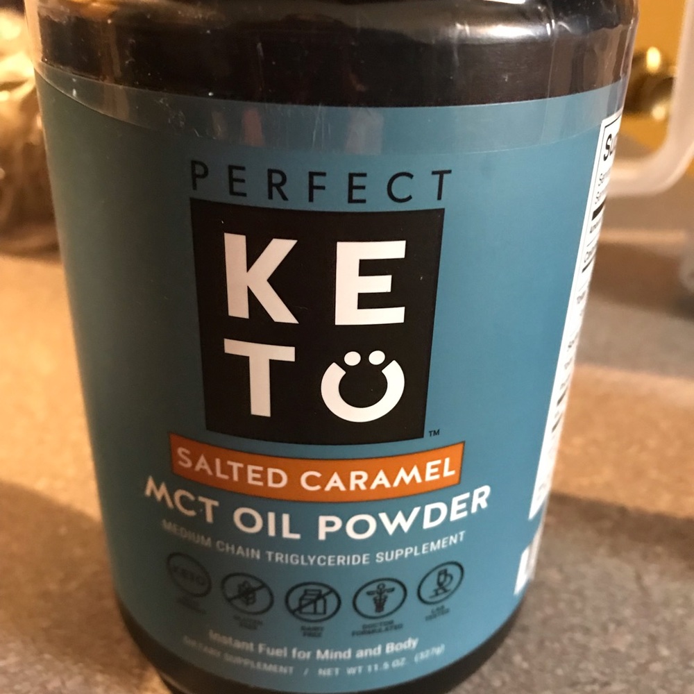 KETO MCT OIL POWDER... SALTED CARAMEL
